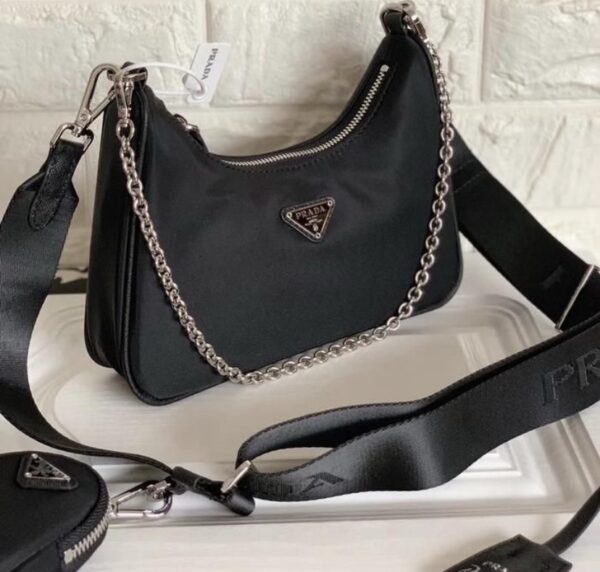 CARTERA PRADA TELA